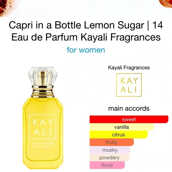 Capri In A Bottle Lemon Sugar ( TYPE) Perfume Oil - Picture 2 of 2
